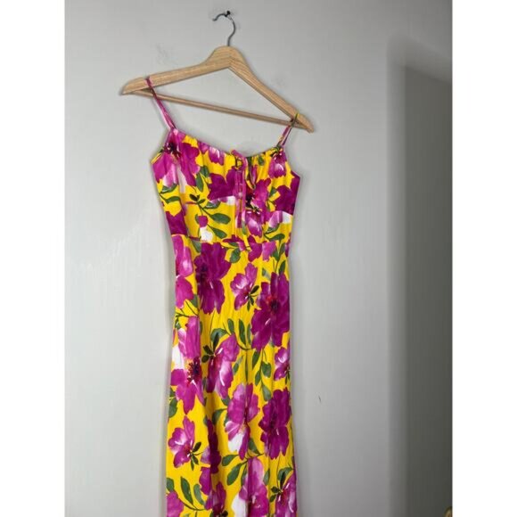 NEW Favorite Daughter The One That Got Away Floral Keyhole Maxi Dress Multi - Picture 3 of 7